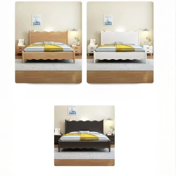 Giường Ngủ Gỗ MDF Thiết Kế Uốn Sóng Thanh Lịch - SP12617 11 giuong ngu go mdf thiet ke uon song thanh lich sp12617 1