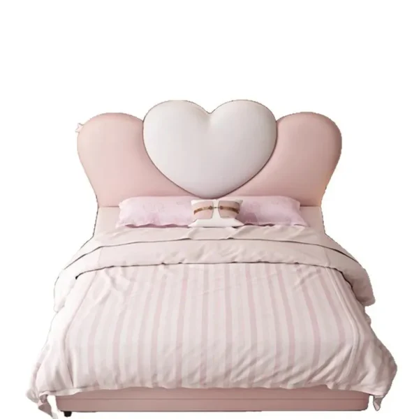 Giường Ngủ Trẻ Em Bọc Da Đầu Giường Trái Tim Cao Cấp - SP14786 5 giuong ngu tre em boc da dau giuong trai tim cao cap sp14786 2