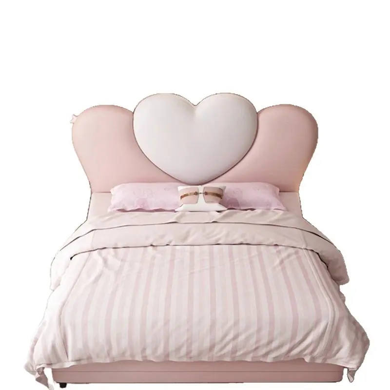 Giường Ngủ Trẻ Em Bọc Da Đầu Giường Trái Tim Cao Cấp - SP14786 6 giuong ngu tre em boc da dau giuong trai tim cao cap sp14786 2