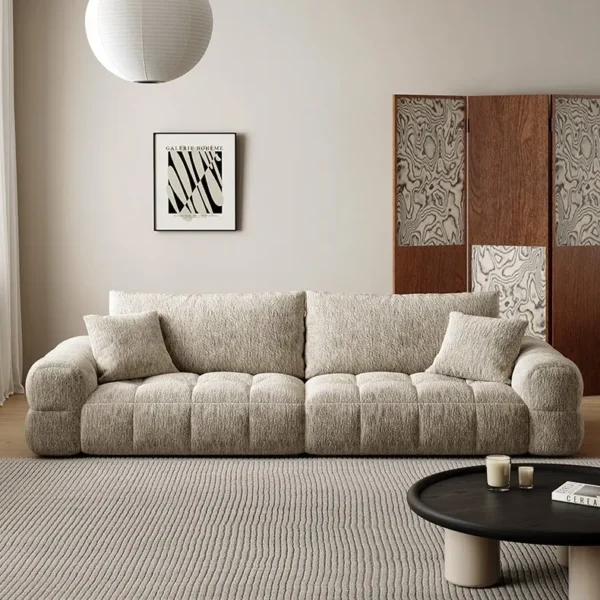 Sofa Băng Thấp Bọc Nỉ Phong Cách Hiện Đại - SP14437