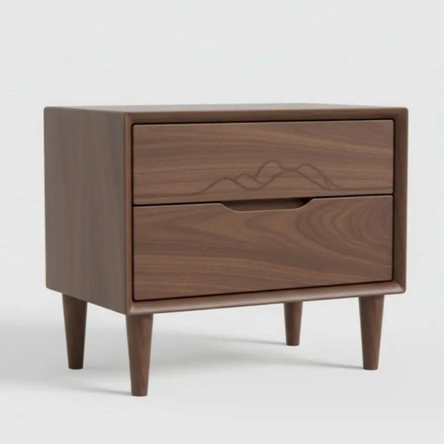 Tab Đầu Giường Gỗ Gụ Nam Phi Nhập Khẩu Cao Cấp - SP13826 2 Tab Đầu Giường Gỗ Gụ Nam Phi Nhập Khẩu Cao Cấp - SP13826 - Ảnh 2