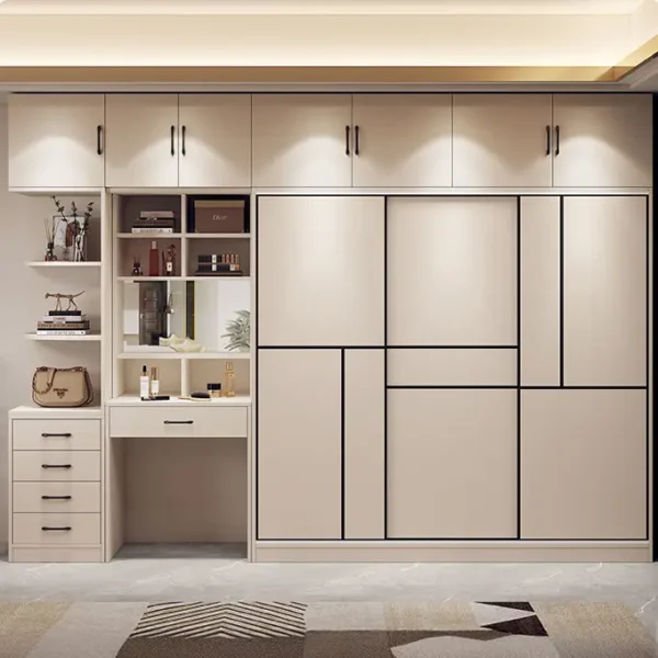 Tủ Quần Áo Cánh Lùa Hiện Đại Chia Ô Sang Trọng - SP14044 9 tu quan ao canh lua hien dai chia o sang trong sp14044