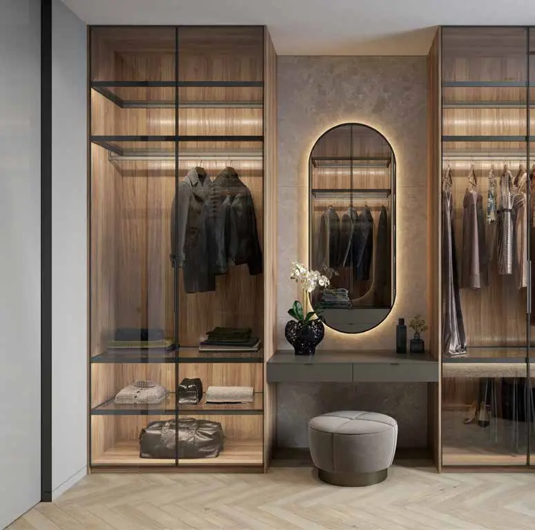 Tủ quần áo cửa kính đơn giản hiện đại - SP13967 13 tu quan ao cua kinh don gian hien dai sp13967 3