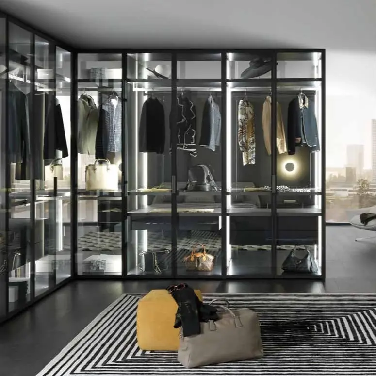 Tủ quần áo cửa kính đơn giản hiện đại - SP13967 16 tu quan ao cua kinh don gian hien dai sp13967