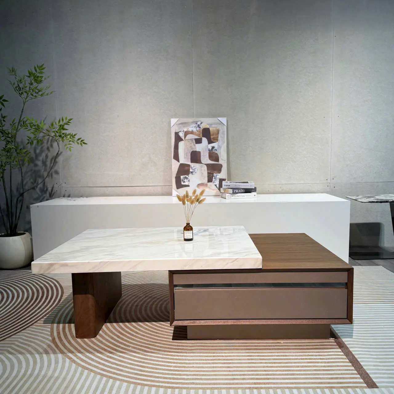 Bàn Trà Vuông Kép Mặt Đá Cao Cấp Sang Trọng - SP15216 5 ban tra vuong kep mat da cao cap sang trong sp15216