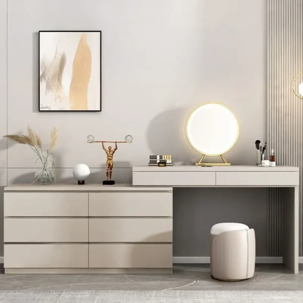 Bàn Trang Điểm Tích Hợp Tủ Đựng Đồ Hiện Đại Sang Trọng - SP15059