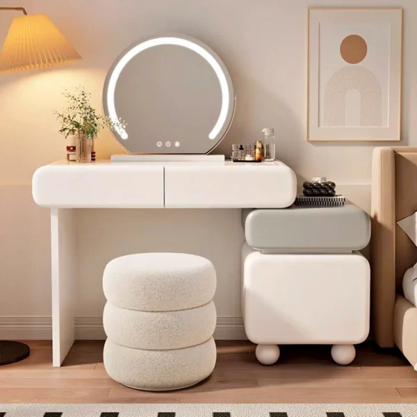 Bàn Trang Điểm Tích Hợp Tủ Nhỏ Gọn Tiện Lợi - SP15020