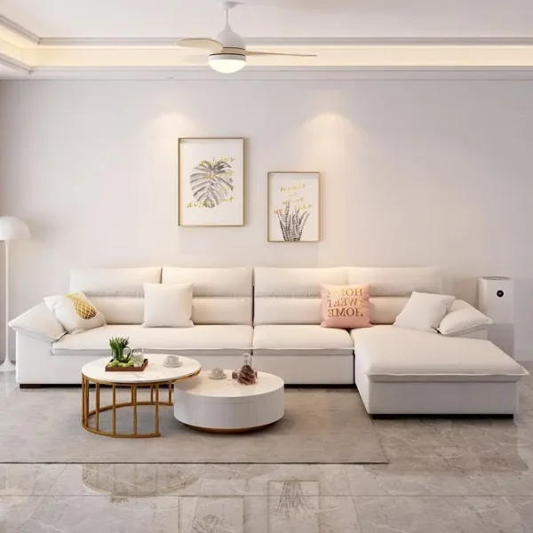 Ghế Sofa Góc Chữ L Bọc Vải Hiện Đại - SP15094