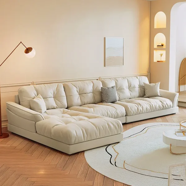 Ghế Sofa Góc Chữ L Bọc Vải Hiện Đại Thanh Lịch - SP15332