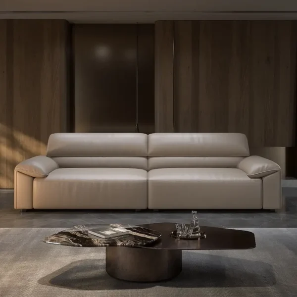 Ghế Sofa Văng Bọc Da Cao Cấp Form Sang Trọng - SP15077