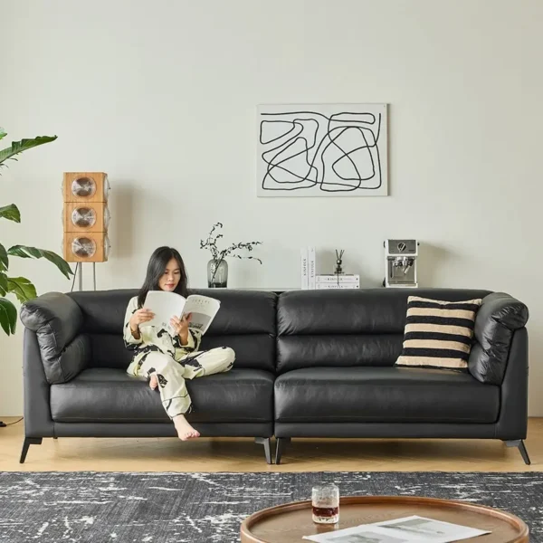 Ghế Sofa Văng Bọc Da Phong Cách Cổ Điển Thanh Lịch - SP15395