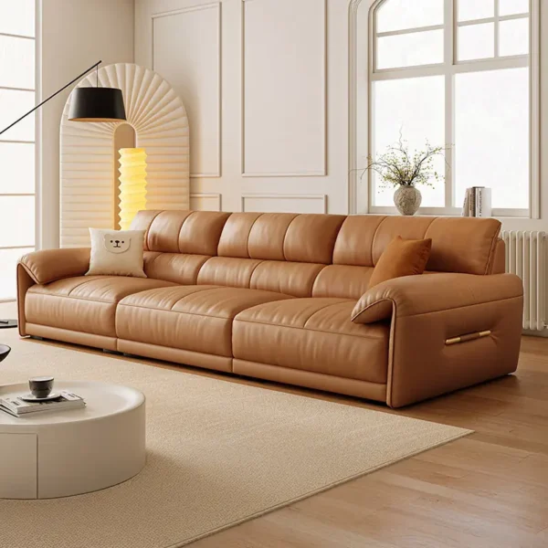 Ghế Sofa Văng Bọc Da Phong Cách Hiện Đại - SP15137