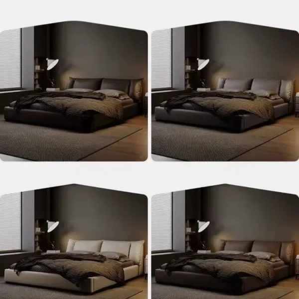 giuong ngu boc da den cao cap hien dai sp12665 1