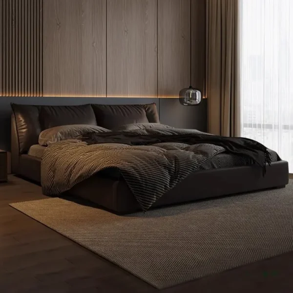 giuong ngu boc da den cao cap hien dai sp12665