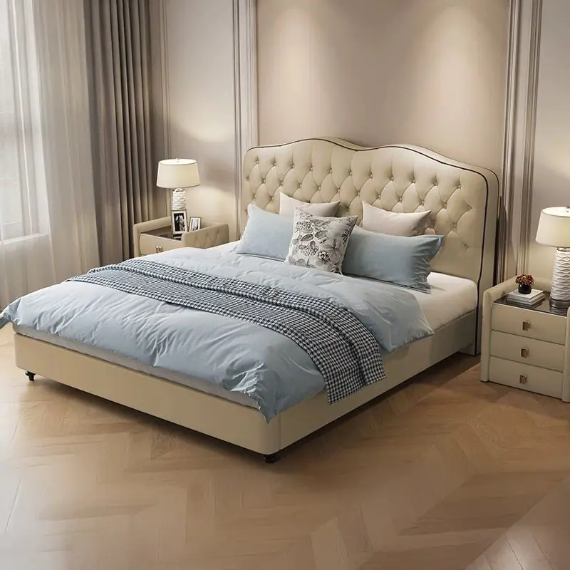 giuong ngu boc da tan co dien hien dai sp12703 3