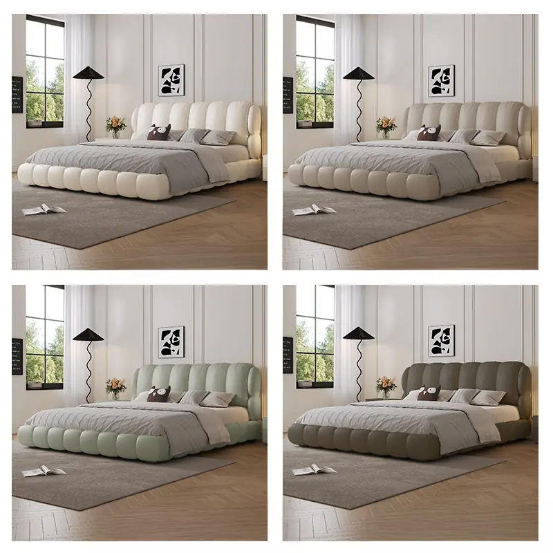 giuong ngu go mdf dau giuong boc da trang hien dai sp12860