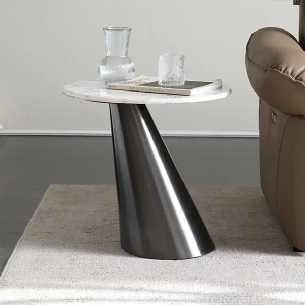 ban tra goc sofa mat da chan kim loai cao cap sp15779 2