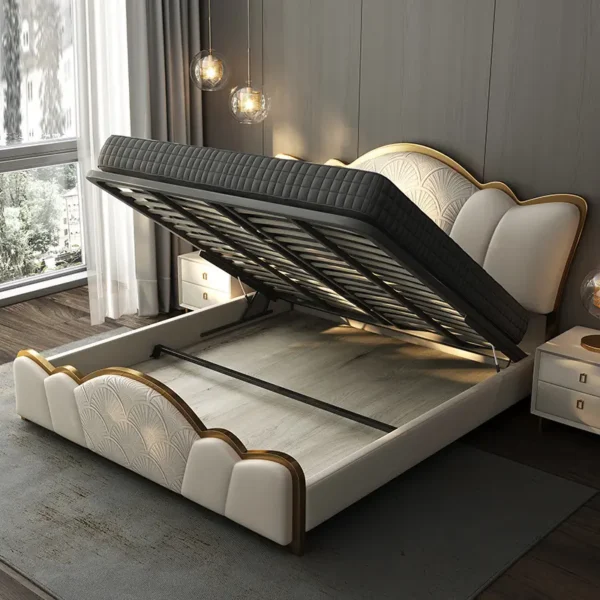 giuong ngu boc da tan co dien bac au cao cap sp15962 1