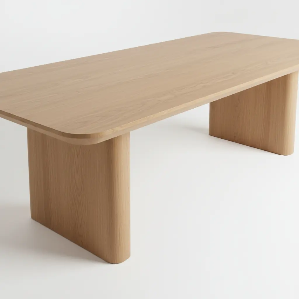 Bàn ăn gỗ tự nhiên thiết kế đơn giản hàng xuất khẩu cao cấp - SP17233 18 ban an go tu nhien thiet ke don gian hang xuat khau cao cap sp17233 1