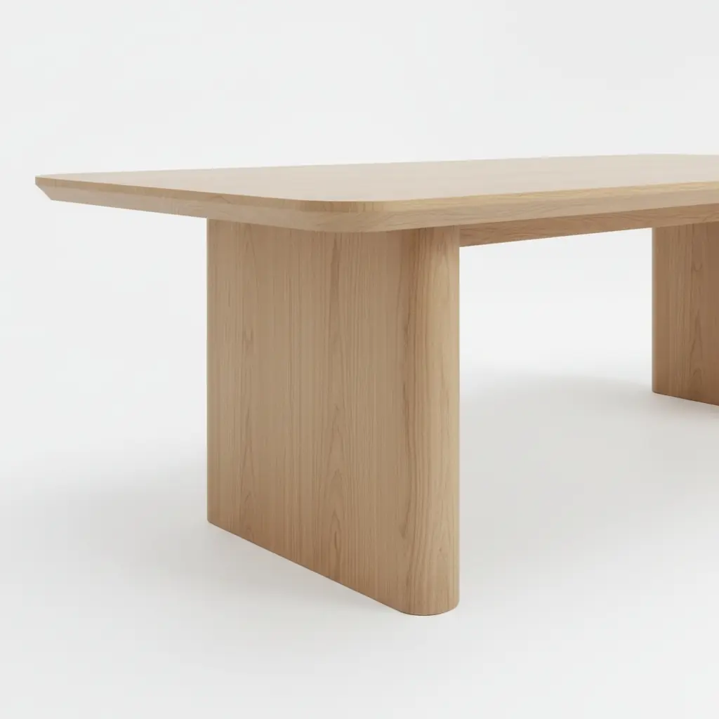 Bàn ăn gỗ tự nhiên thiết kế đơn giản hàng xuất khẩu cao cấp - SP17233 16 ban an go tu nhien thiet ke don gian hang xuat khau cao cap sp17233 3