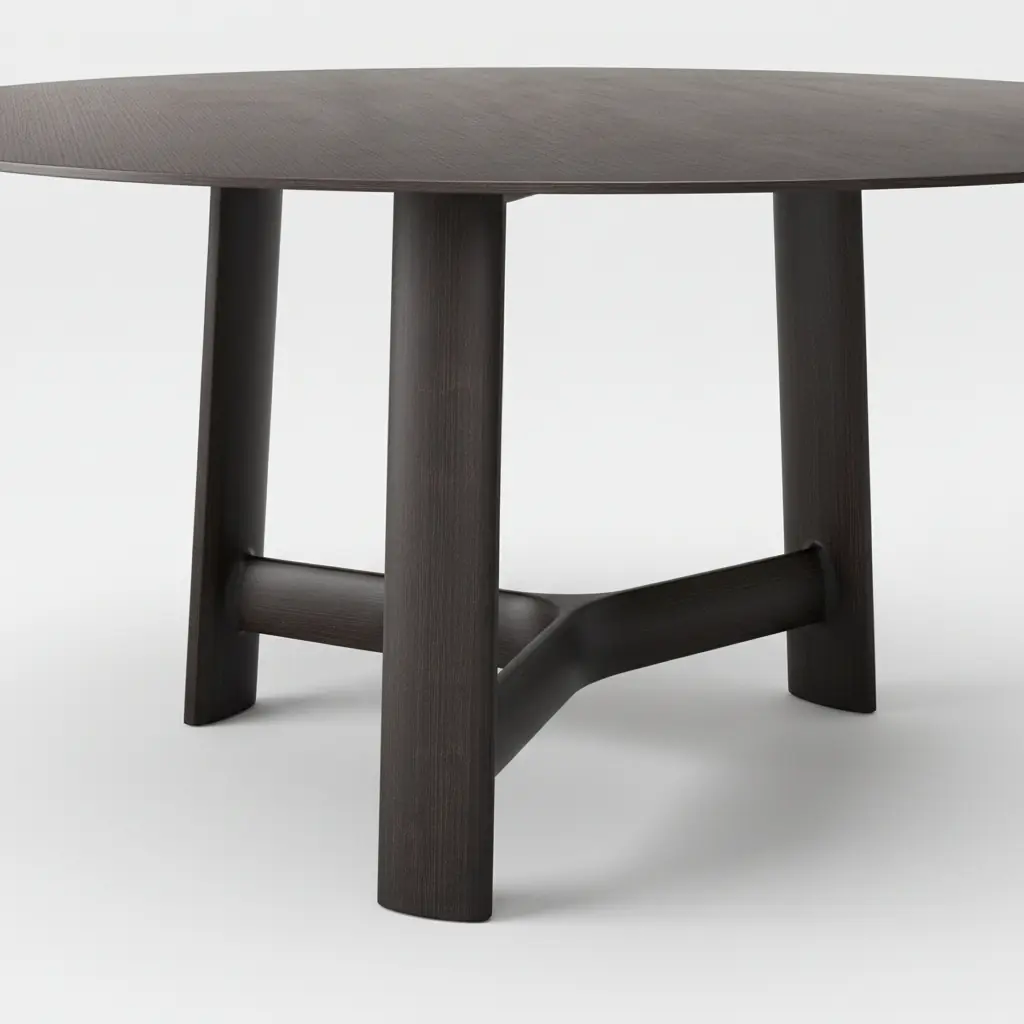 Bàn ăn tròn gỗ tự nhiên hàng xuất khẩu cao cấp - SP17224 12 ban an tron go tu nhien hang xuat khau cao cap sp17224