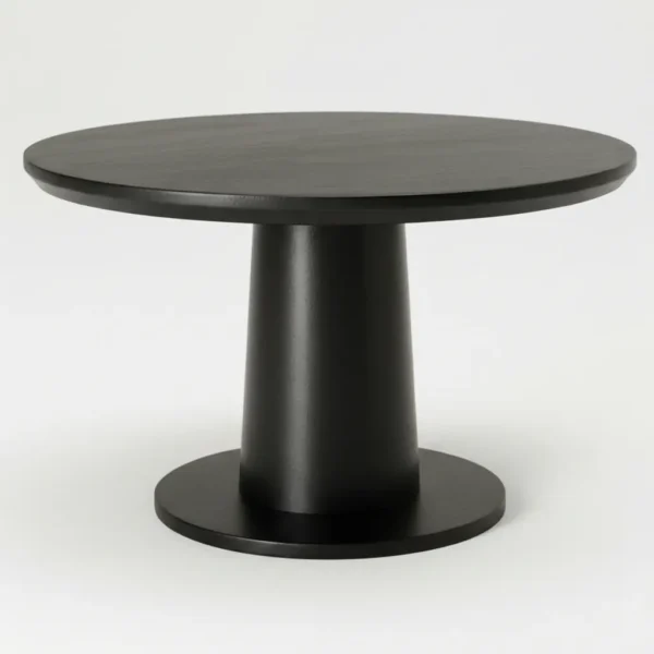 ban tra go tron chan tru don gian hang xuat khau cao cap sp18046