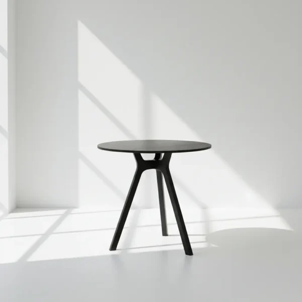 Bàn trà gỗ tròn thiết kế đơn giản hàng xuất khẩu - SP18055