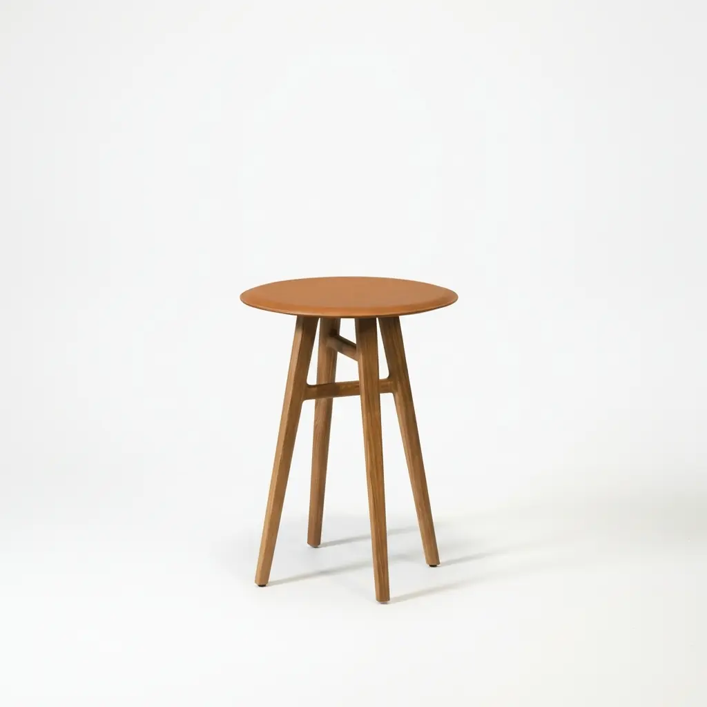 Bàn trà gỗ tròn thiết kế đơn giản hiện đại hàng xuất khẩu - SP18061 10 ban tra go tron thiet ke don gian hien dai hang xuat khau sp18061 3