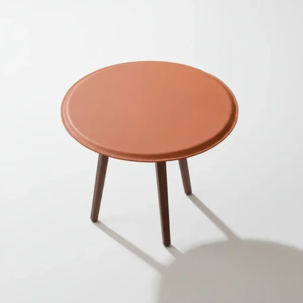 Bàn trà gỗ tròn thiết kế đơn giản hiện đại hàng xuất khẩu - SP18061