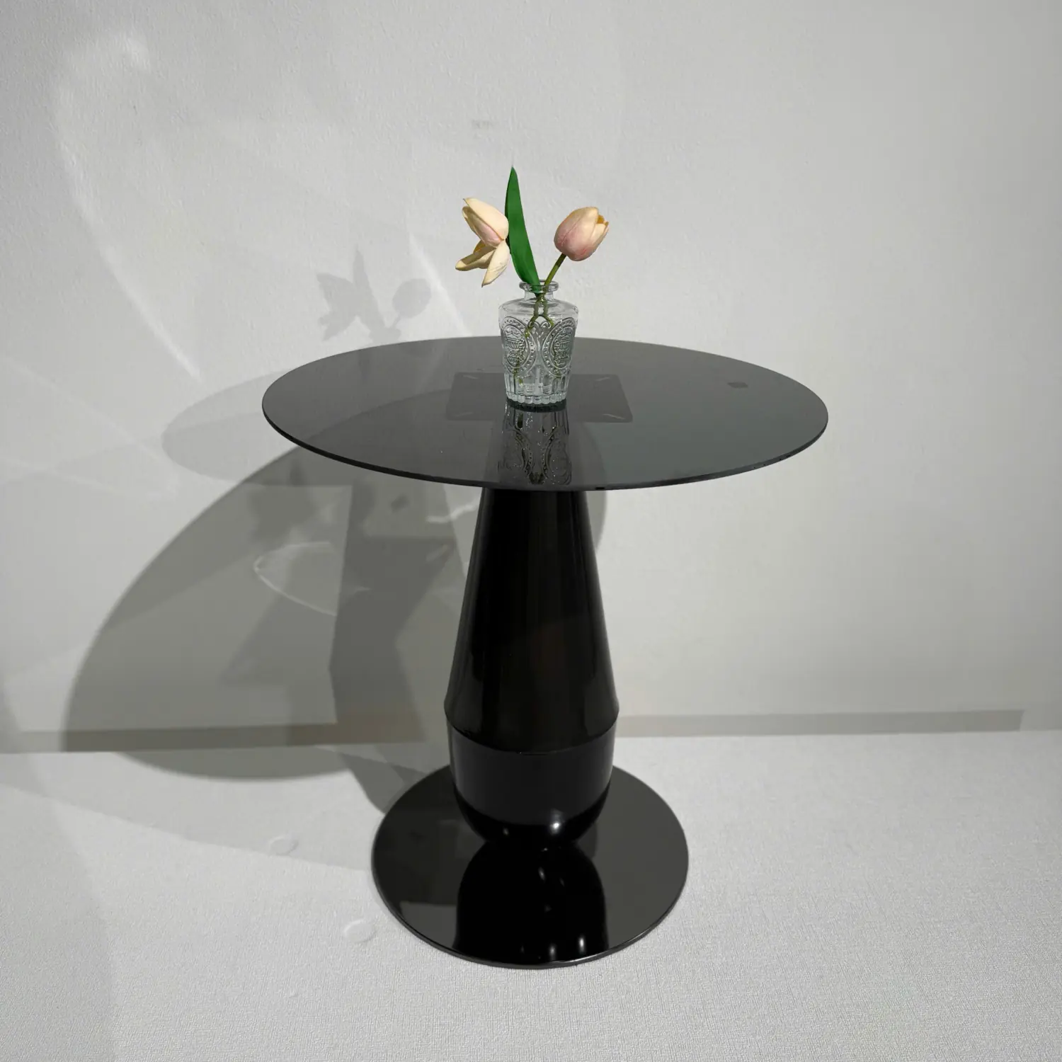 Bàn trà góc sofa mặt đá chân trụ cao cấp hiện đại - SP18554 11 ban tra goc sofa mat da chan tru cao cap hien dai sp18554 3