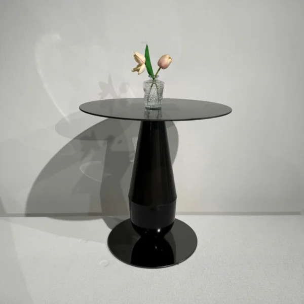 Trang chủ 402 Bàn trà góc sofa mặt đá chân trụ cao cấp hiện đại - SP18554