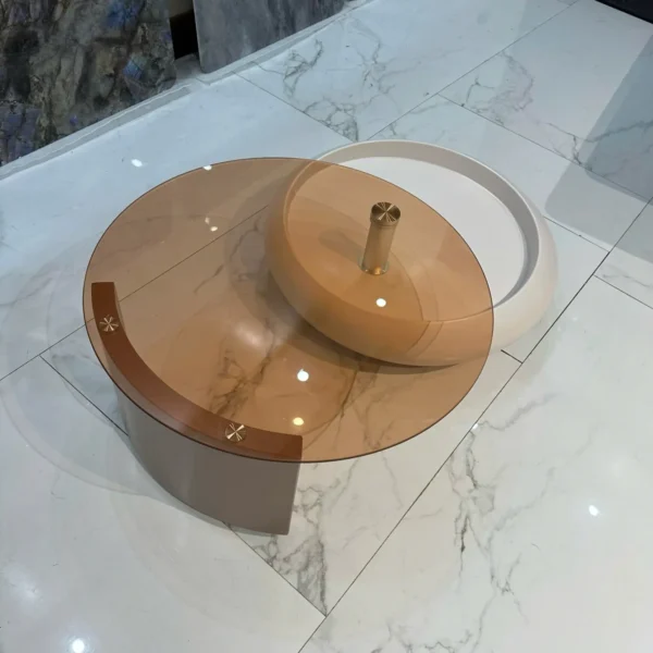 ban tra tron doi ket hop mat kinh va mat da cao cap sp18304