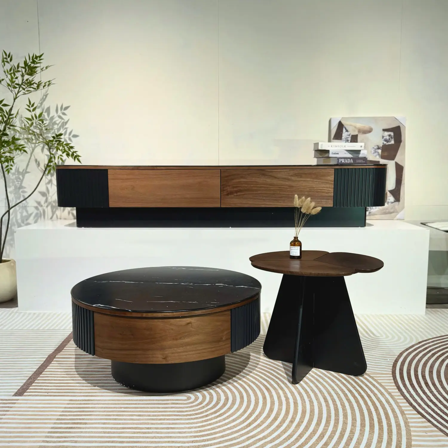 Bàn trà tròn mặt đá phong cách hiện đại cao cấp - SP18296 8 ban tra tron mat da phong cach hien dai cao cap sp18296 3