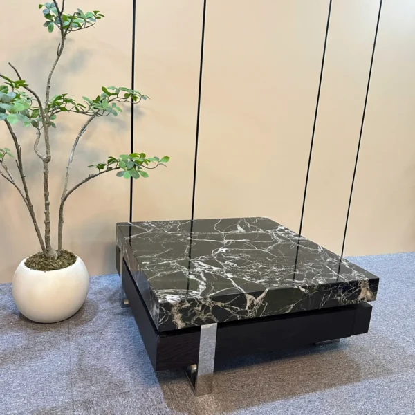 Bàn Trà Vuông Mặt Đá Cao Cấp Hiện Đại - SP16005 10 ban tra vuong mat da cao cap hien dai sp16005 2