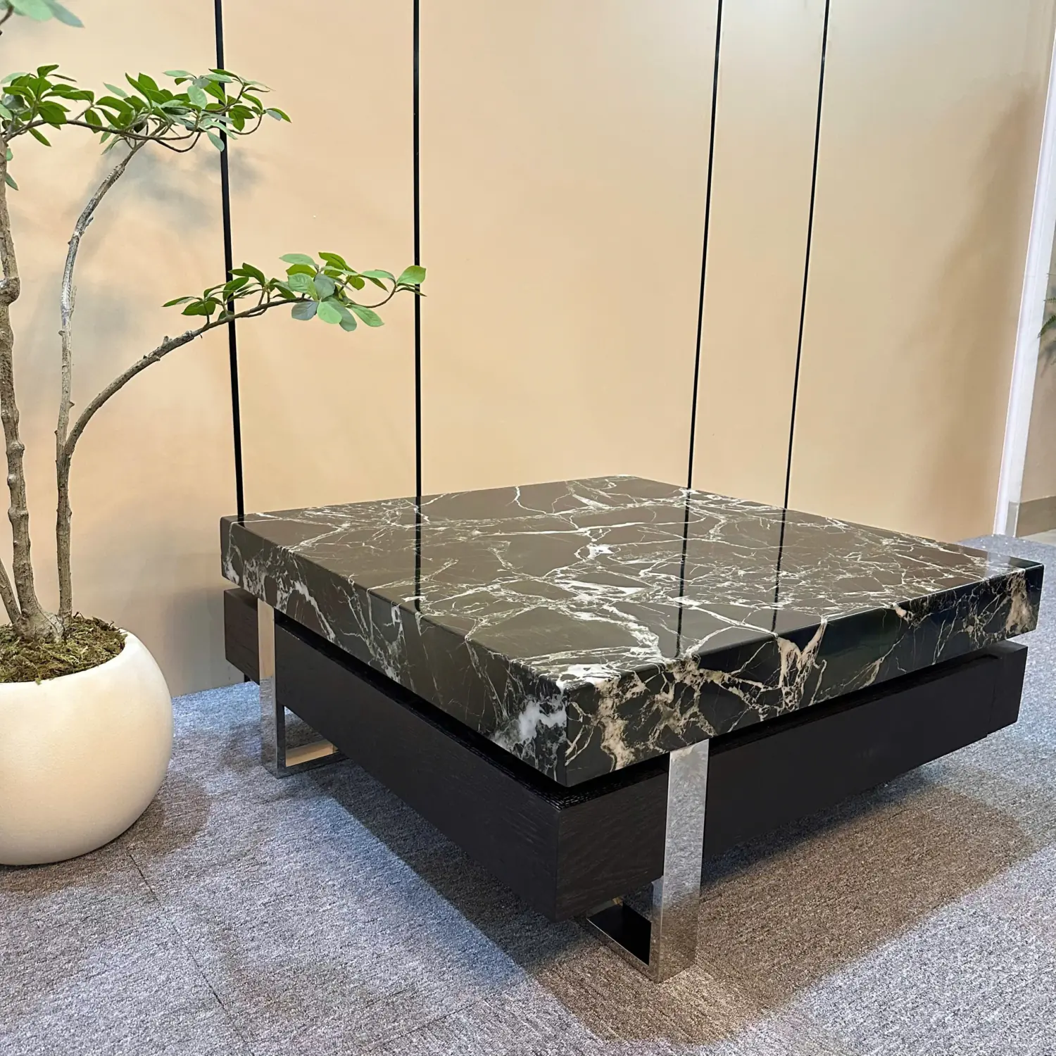 Bàn Trà Vuông Mặt Đá Cao Cấp Hiện Đại - SP16005 14 ban tra vuong mat da cao cap hien dai sp16005 3