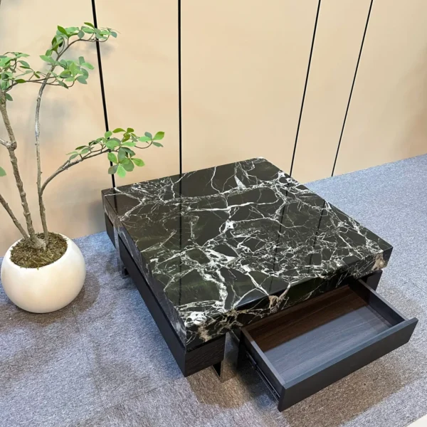 Bàn Trà Vuông Mặt Đá Cao Cấp Hiện Đại - SP16005 8 ban tra vuong mat da cao cap hien dai sp16005 4