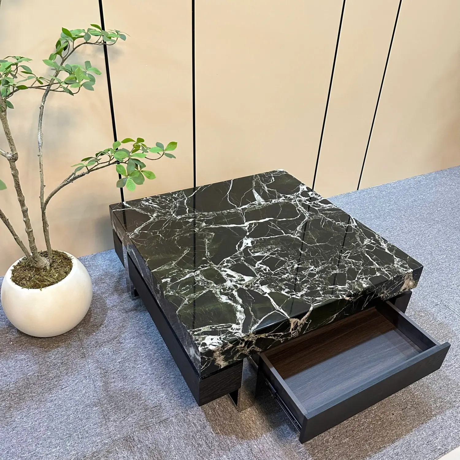 Bàn Trà Vuông Mặt Đá Cao Cấp Hiện Đại - SP16005 13 ban tra vuong mat da cao cap hien dai sp16005 4