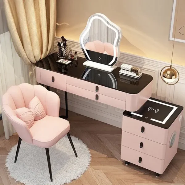 Bàn Trang Điểm Nhập Khẩu Có Đèn Led Hiện Đại - SP16045