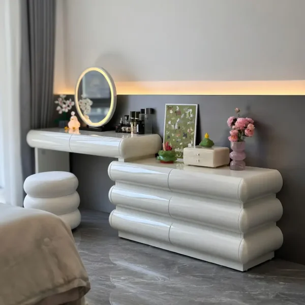 Bàn trang điểm tích hợp tủ ngăn kéo nhập khẩu cao cấp - SP18350