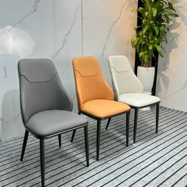 Trang chủ 353 Ghế ăn bọc da form nhỏ gọn hiện đại - SP18356