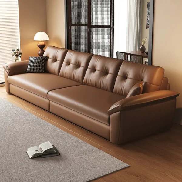 ghe sofa vang boc da chan nut hien dai sp16210 2