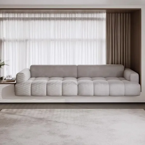 Ghế Sofa Văng Vải Chần Múi Hiện Đại Phong Cách Minimal - SP16175