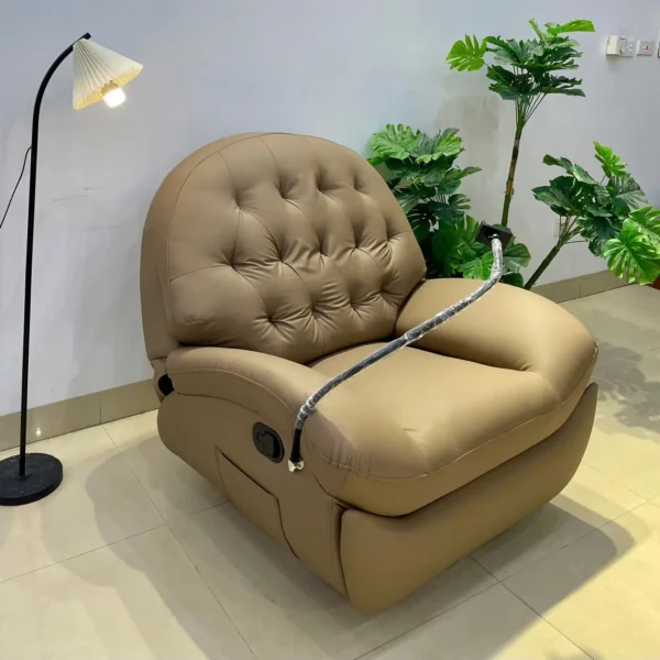 Ghế thư giãn bọc da kiểu dáng sang trọng hiện đại - SP17895