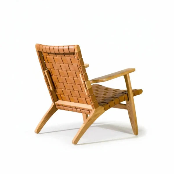 Ghế thư giãn khung gỗ nan da yên ngựa cao cấp hàng xuất khẩu - SP18133 9 ghe thu gian khung go nan da yen ngua cao cap hang xuat khau sp18133