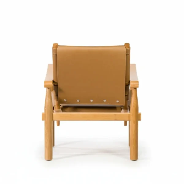 Ghế thư giãn khung gỗ tự nhiên nệm da hiện đại hàng xuất khẩu - SP18110 12 ghe thu gian khung go tu nhien nem da hien dai hang xuat khau sp18110 3