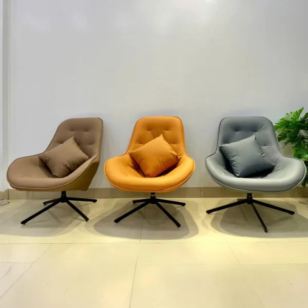 Ghế thư giãn thiết kế xoay 360 độ hiện đại - SP17908