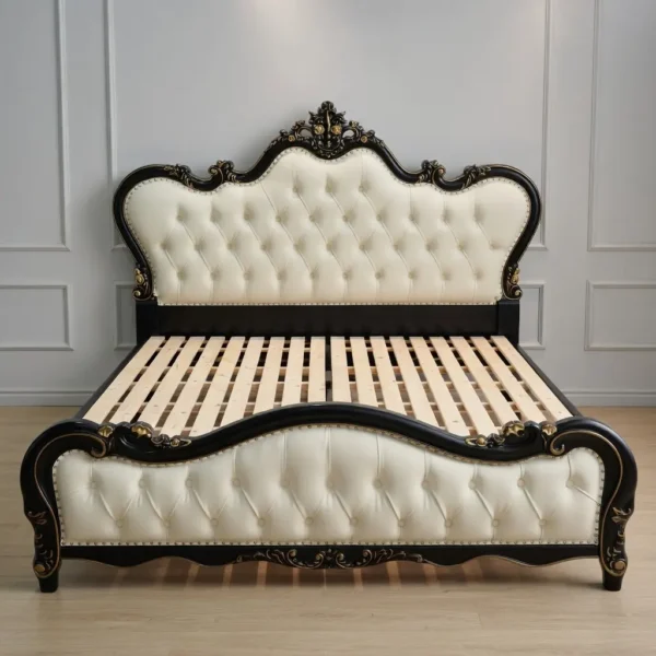 Giường ngủ bọc da viền đen quý phái phong cách Tân cổ điển cao cấp - SP18331 7 giuong ngu boc da vien den quy phai phong cach tan co dien cao cap sp18331 2