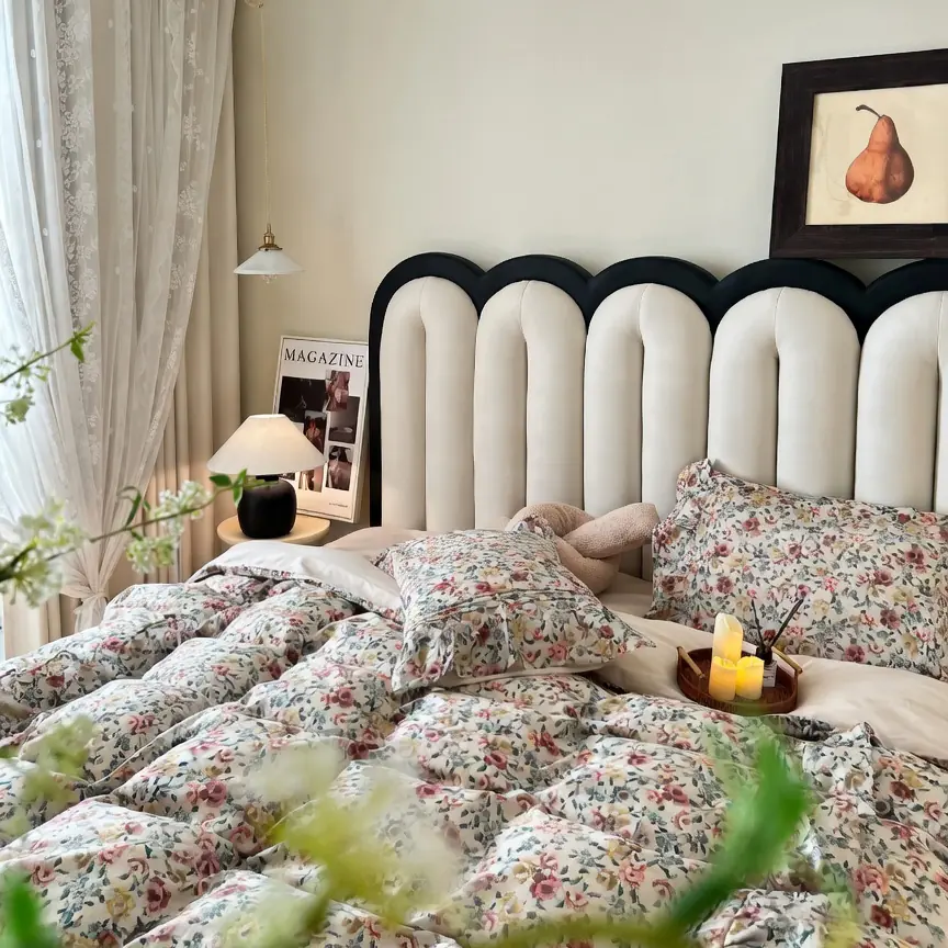 Giường ngủ đầu giường sóng bọc da đen kem sang trọng nhập khẩu cao cấp - SP18382 9 giuong ngu dau giuong song boc da den kem sang trong nhap khau cao cap sp18382 2