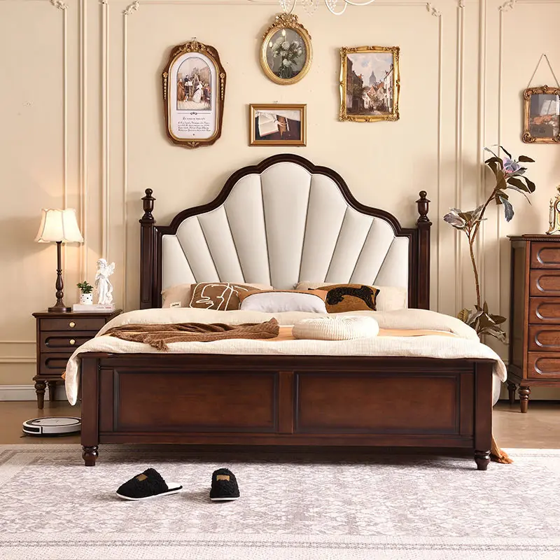 Giường Ngủ Gỗ Tân Cổ Điển Sang Trọng - SP16022 8 giuong ngu go tan co dien sang trong sp16022 3