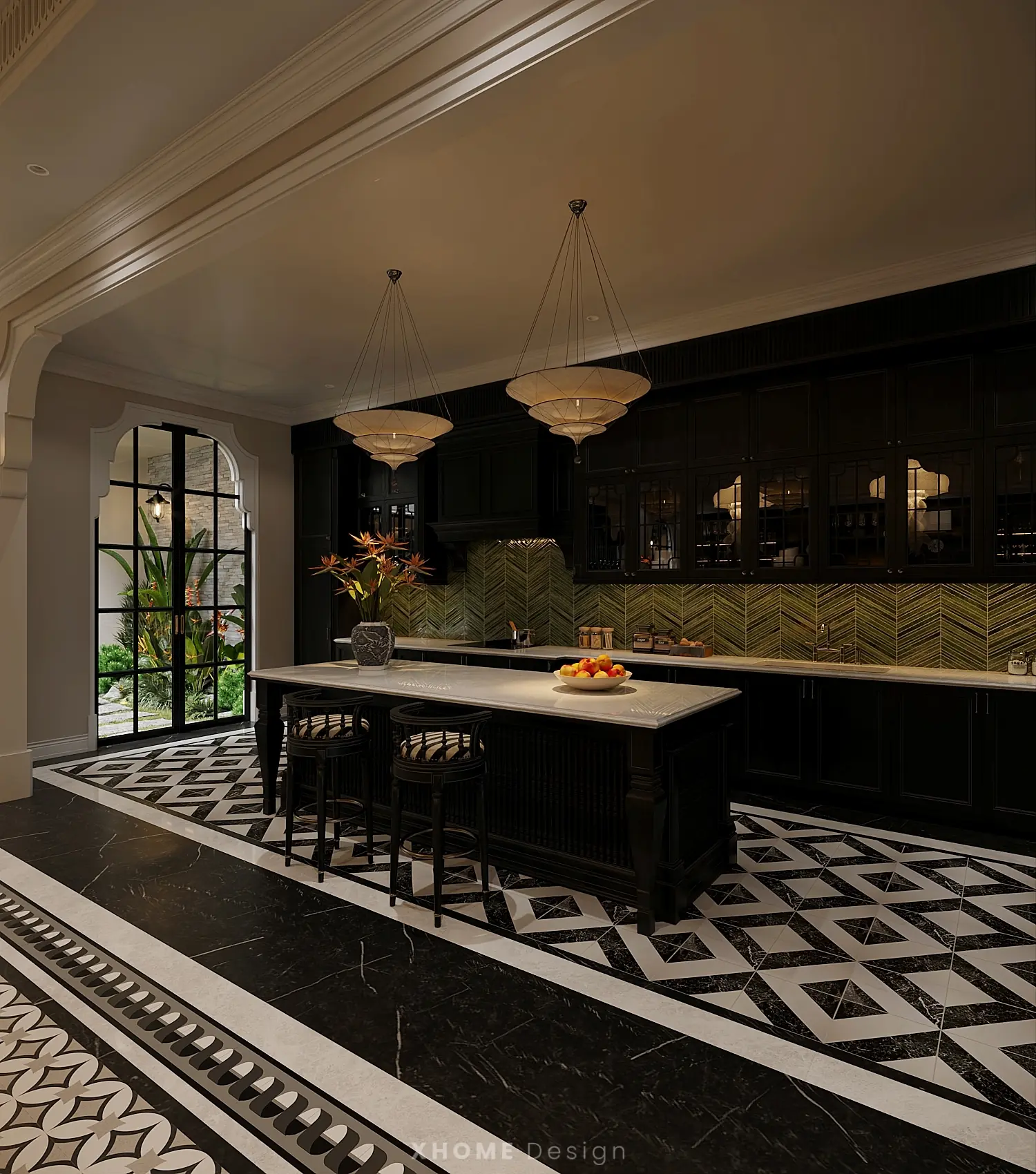 mau thiet ke noi that chung cu phong cach indochine tk17405 11